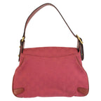 Gucci Horsebit Pink Gold GG Canvas Leather Shoulder — view 2