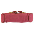 Gucci Horsebit Pink Gold GG Canvas Leather Shoulder — view 9