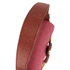 Gucci Horsebit Pink Gold GG Canvas Leather Shoulder — view 7