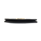 Gucci Vintage Interlocking Black Gold Leather Shoulder — view 9