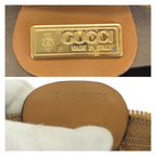 Gucci Vintage Sherry Line Micro GG Beige Gold Leather Boston — view 4