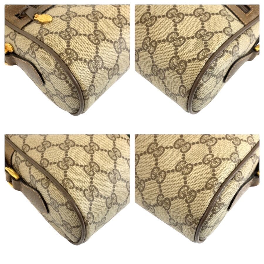 Gucci Vintage Sherry Line GG Supreme Canvas Shoulder Bag Pochette — view 4