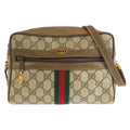 Gucci Vintage Sherry Line GG Supreme Canvas Shoulder Bag Pochette