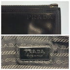 Prada Black Silver Enamel Tote — view 3