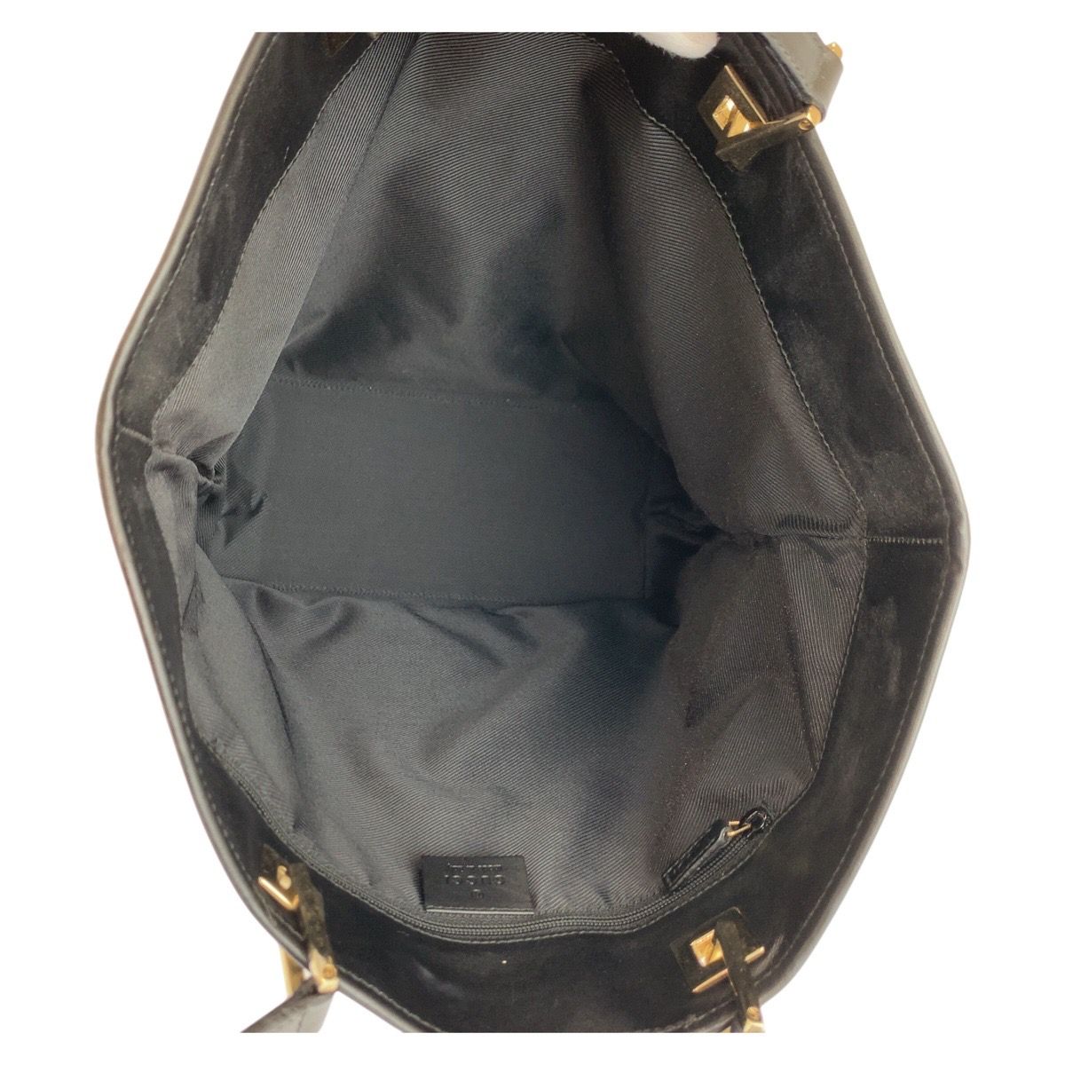 Gucci Black Gold GG Canvas Leather 002 Tote Shoulder — view 8