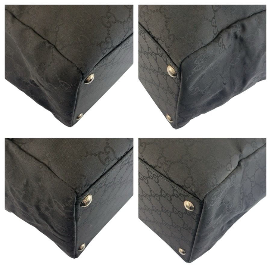 Gucci GG Pattern Black Nylon Boston — view 4