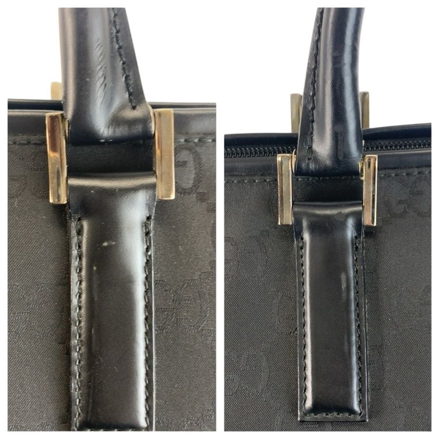 Gucci GG Pattern Black Nylon Boston — view 6
