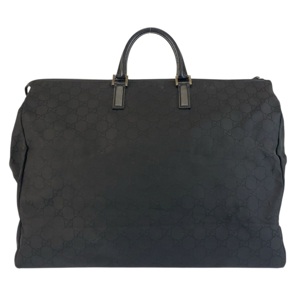 Gucci GG Pattern Black Nylon Boston — view 2