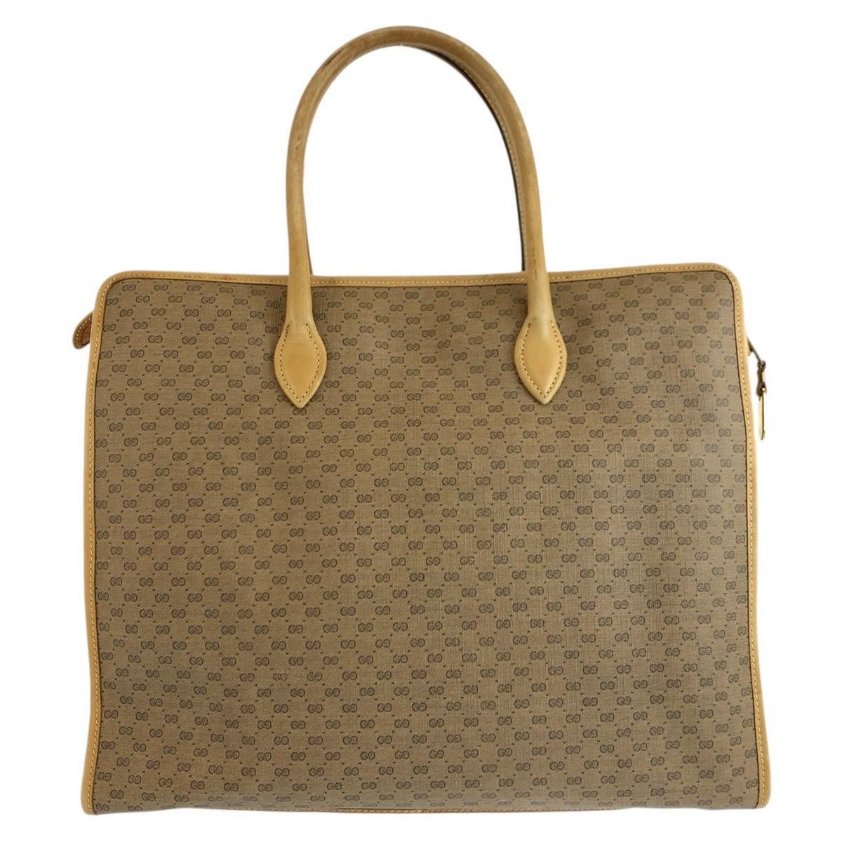 Gucci Vintage Micro GG Sherry Line Beige 24 02 Tote Business — view 2