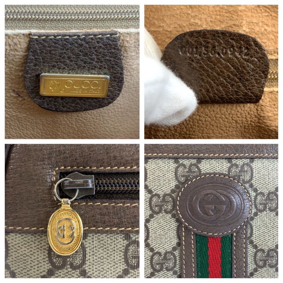 Gucci Vintage Sherry Line GG Supreme Canvas 001 56 Shoulder Bag Pochette — view 3
