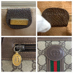 Gucci Vintage Sherry Line GG Supreme Canvas 001 56 Shoulder Bag Pochette — view 3