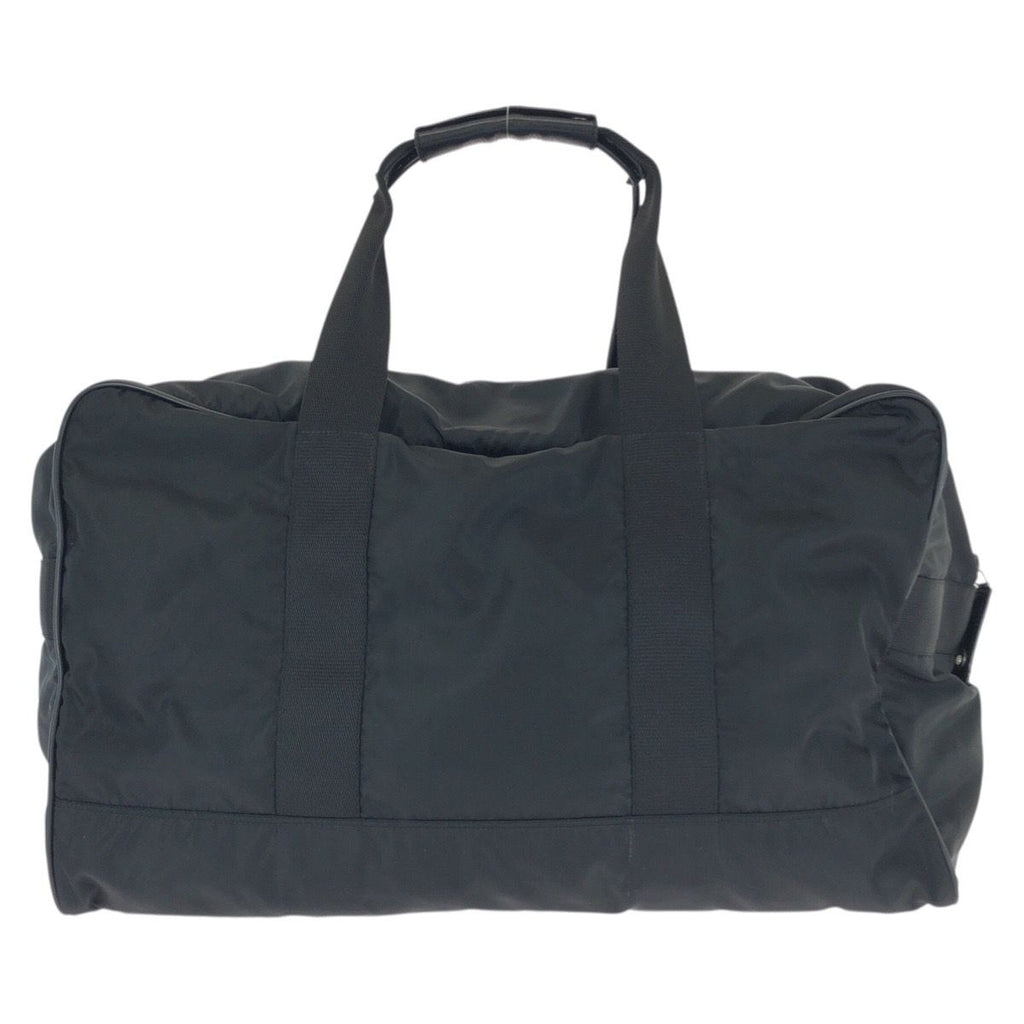 Prada Tessuto Saffiano Black Nylon Leather Boston — view 2