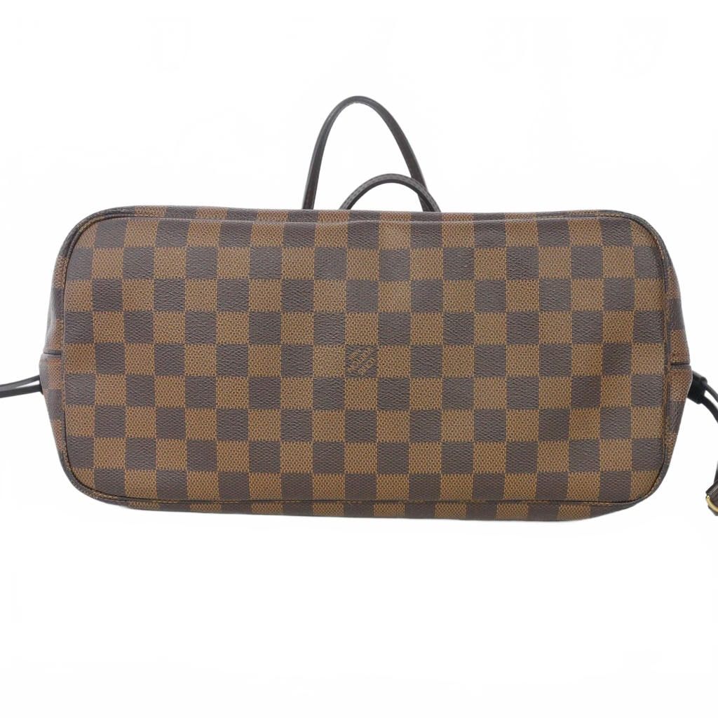 Louis Vuitton Neverfull MM Damier Tote Purse Brown — view 4