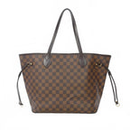 Louis Vuitton Neverfull MM Damier Tote Purse Brown