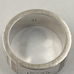 Gucci Logo Ring 925 Sterling Silver — view 8