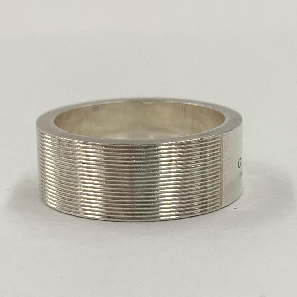 Gucci Logo Ring 925 Sterling Silver — view 6