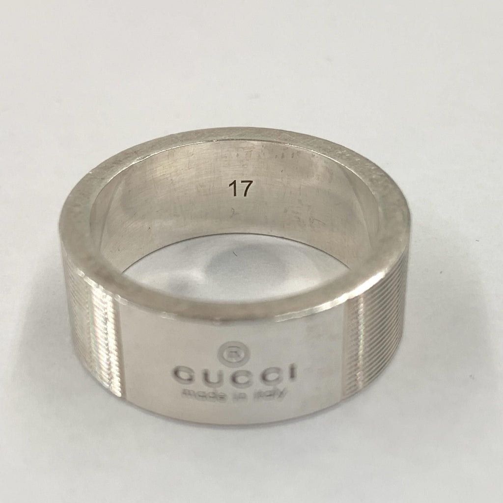 Gucci Logo Ring 925 Sterling Silver — view 2