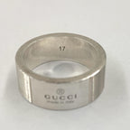 Gucci Logo Ring 925 Sterling Silver — view 2