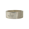 Gucci Logo Ring 925 Sterling Silver