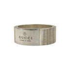 Gucci Logo Ring 925 Sterling Silver