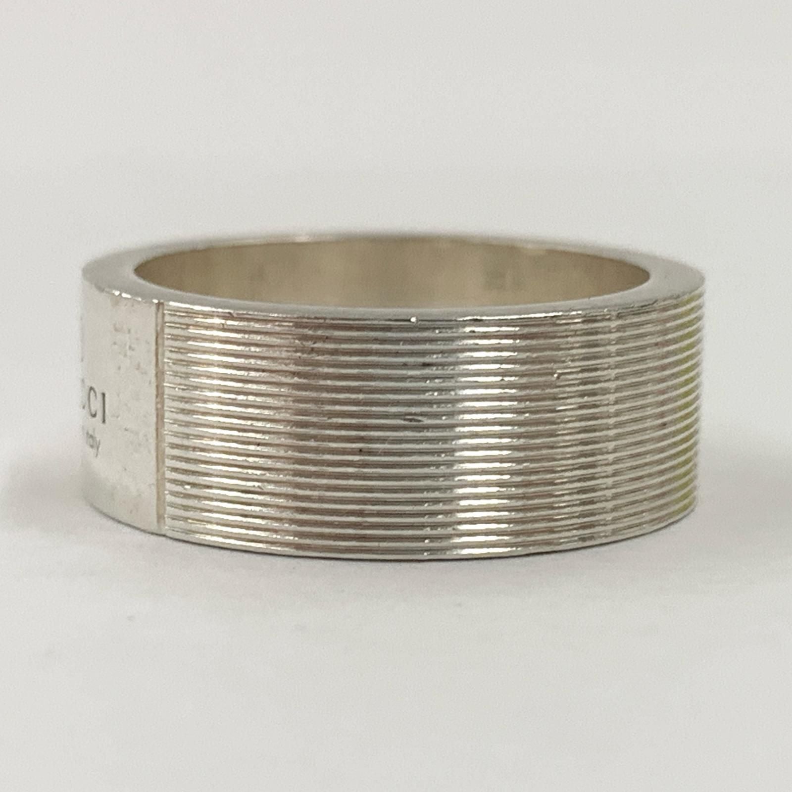 Gucci Logo Ring 925 Sterling Silver — view 4