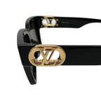 Louis Vuitton Sunglasses LV Link Square LV Logo Black Gold Eyewear — view 7