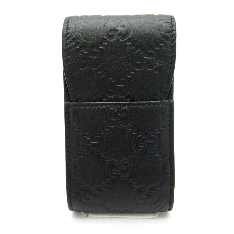 Gucci Cigarette Case Guccissima Black