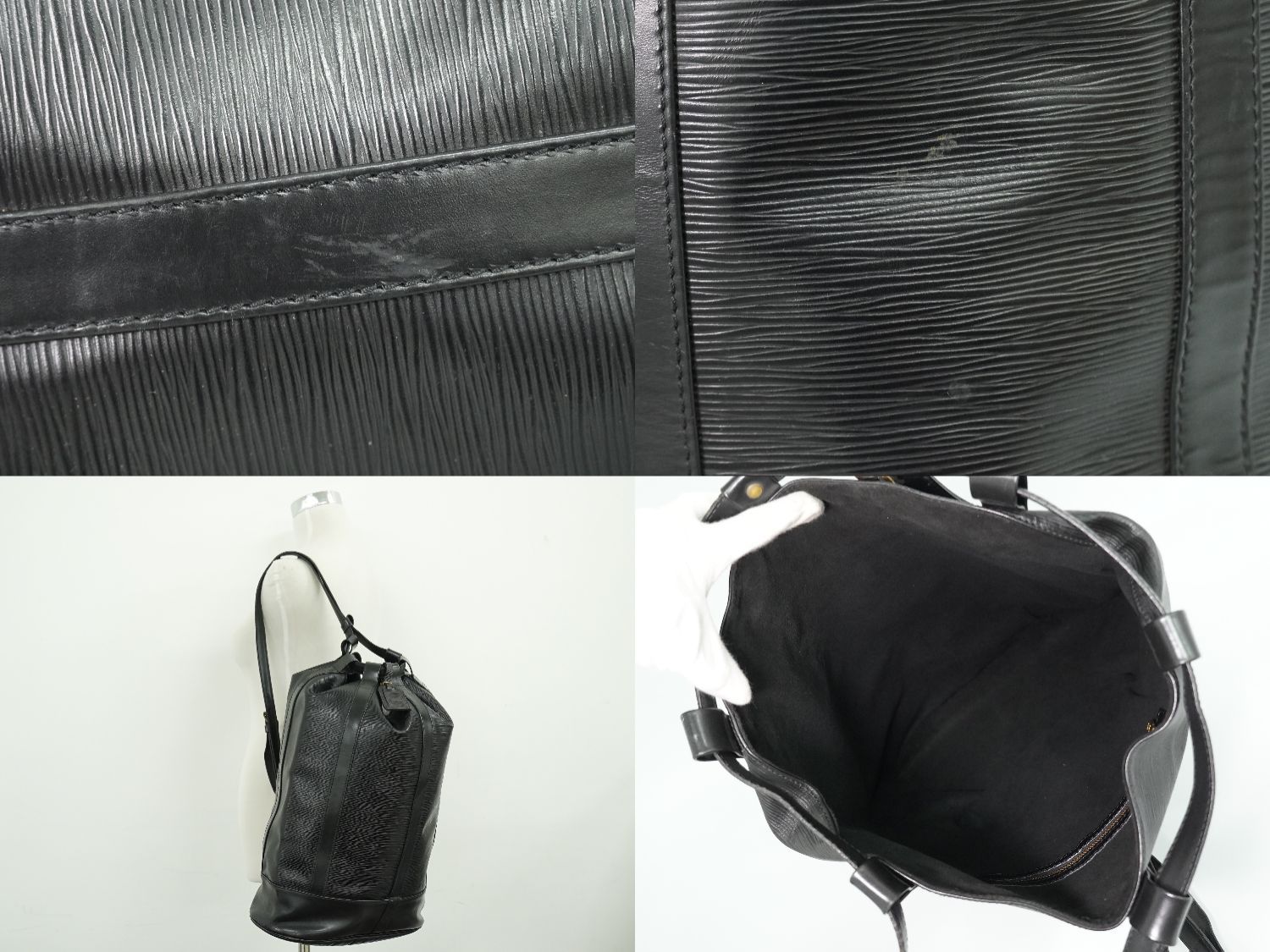Louis Vuitton LV Randonnee GM Monogram Shoulder Bag Brown — view 8