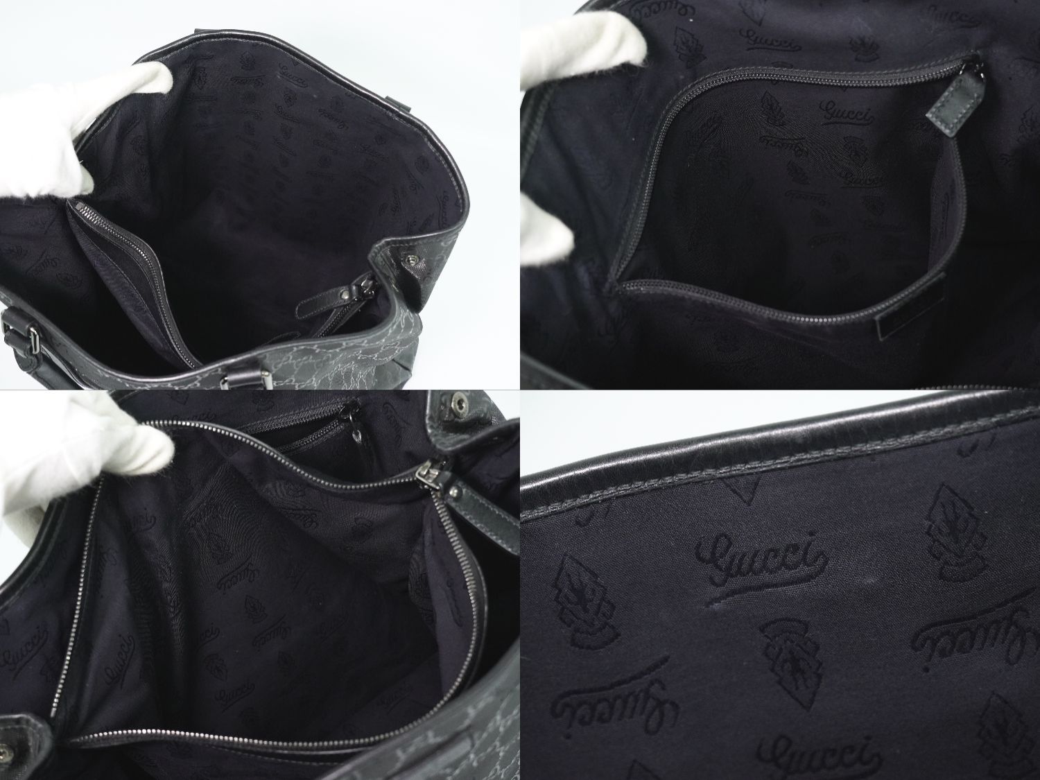 Gucci GG Supreme Tote Black — view 8