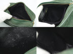 Chanel CC Logo Quilted Tassel Chain Shoulder Bag Pochette Suede Leather Green — view 8