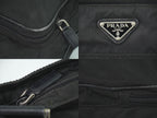 Prada Nylon Shoulder Bag Pochette Black — view 8