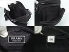 Prada Nylon Shoulder Bag Pochette Black — view 9