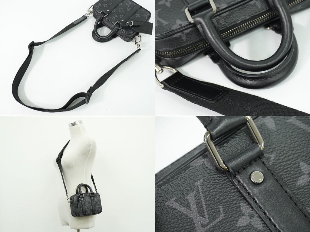 Louis Vuitton LV Nano Porte Documents Voyage Monogram Eclipse 2-Way Shoulder — view 6
