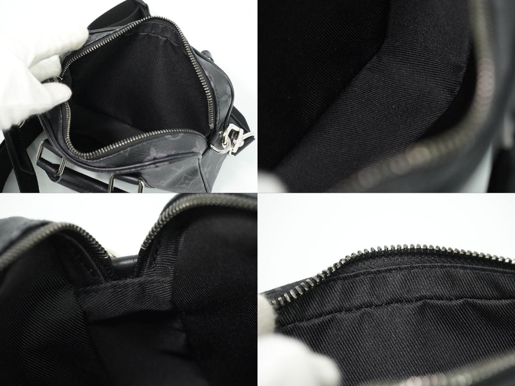 Louis Vuitton LV Nano Porte Documents Voyage Monogram Eclipse 2-Way Shoulder — view 8