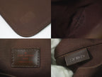 Louis Vuitton LV Brooklyn MM Damier Ebene Shoulder Bag Brown — view 9