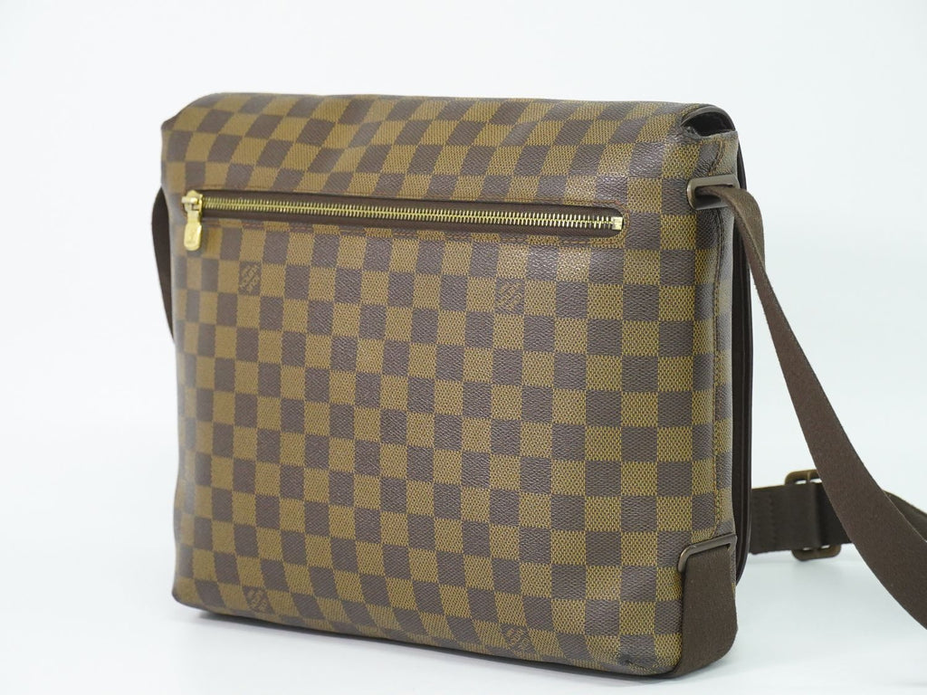 Louis Vuitton LV Brooklyn MM Damier Ebene Shoulder Bag Brown — view 2