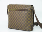 Louis Vuitton LV Brooklyn MM Damier Ebene Shoulder Bag Brown — view 2
