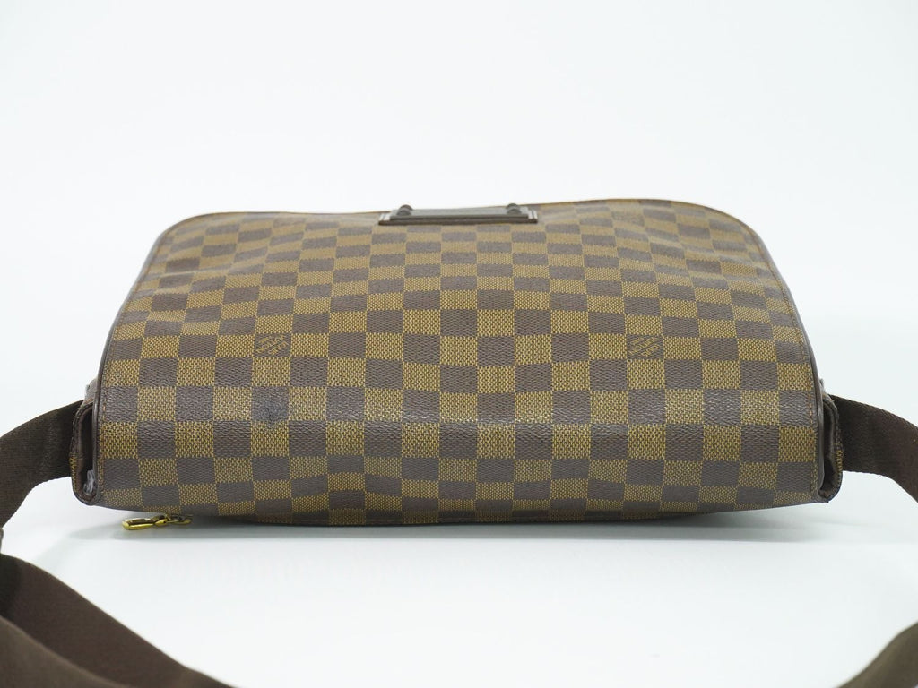 Louis Vuitton LV Brooklyn MM Damier Ebene Shoulder Bag Brown — view 5