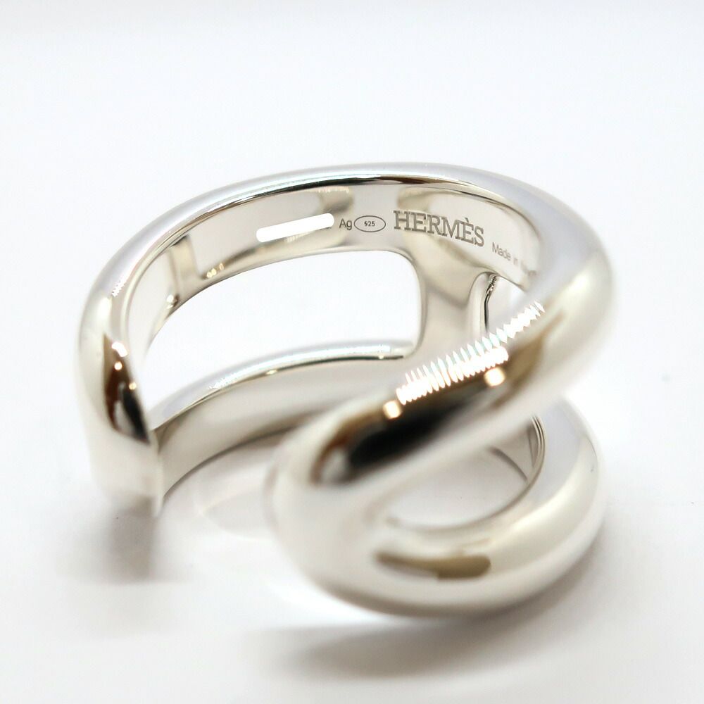 Hermes Heaven Osmose PM Small 53 Ring Silver — view 6