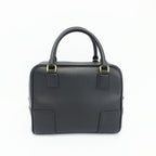 Loewe Ten Amazona 19 Square 2-Way Shoulder Bag Black Gold Leather Anagram Logo — view 2