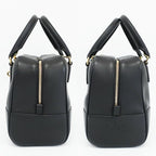 Loewe Ten Amazona 19 Square 2-Way Shoulder Bag Black Gold Leather Anagram Logo — view 4