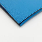 Hermes Wallet Toutenmain Blue Green Color Silver — view 5