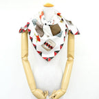 Hermes Carre 90 Gloves Watch L'heure Des Gants 01 Blancasse Etoupe Rouge Silk — view 9