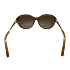 Louis Vuitton Sunglasses Petit Spucson Cat Eye Logo Lame Black Brown Gold — view 4