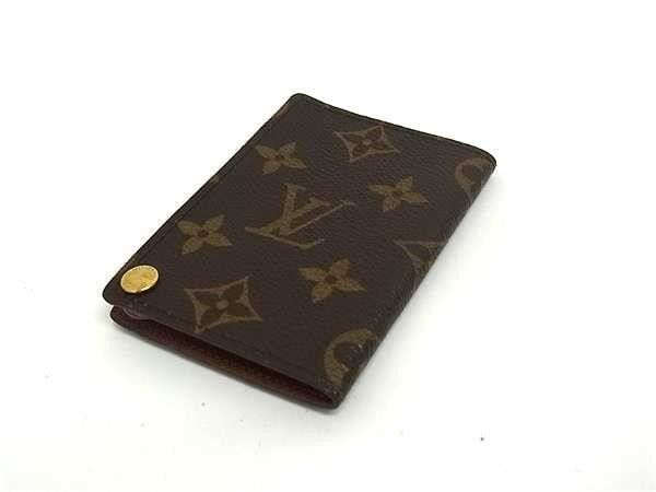 Louis Vuitton Card Case Holder Cles D'presion Brown Monogram — view 2