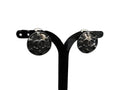 Chanel Earrings CC Logo Silver Metal Clip on