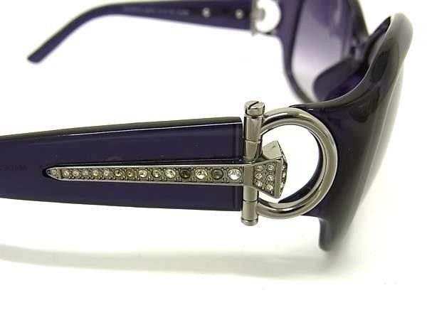 Gucci Sunglasses S Purple Lens Clear Gradation Acetate Rhinestone Eyewear — view 3