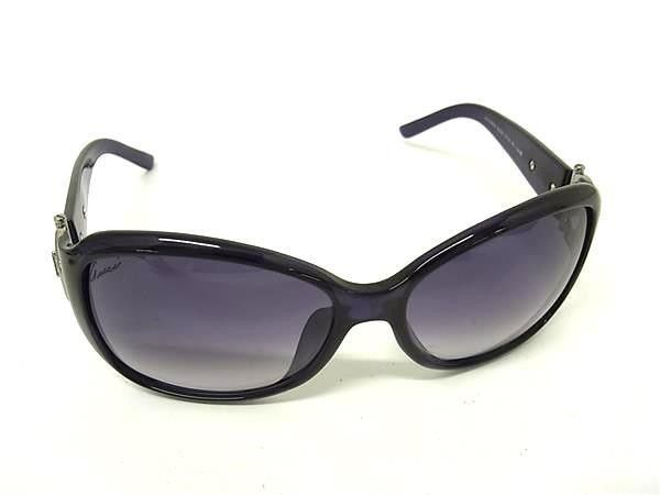 Gucci Sunglasses S Purple Lens Clear Gradation Acetate Rhinestone Eyewear