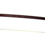Chanel Sunglasses CC Logo Bordeaux Lens Clear Blue Acetate Eyewear — view 5