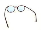 Chanel Sunglasses CC Logo Bordeaux Lens Clear Blue Acetate Eyewear — view 2